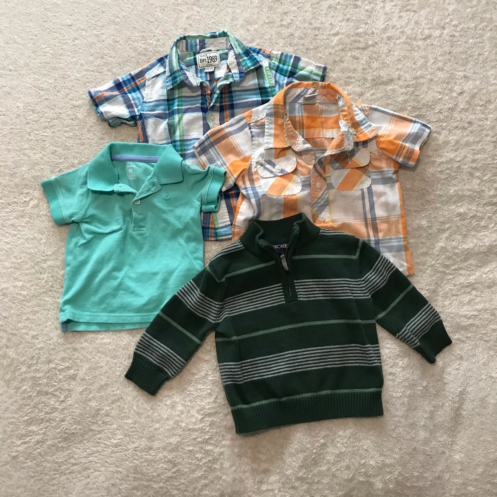 Boys Shirts Lot (12month)